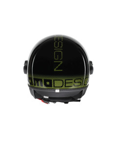 Casco FGTR CLASSIC Stripes E2206 Nero glitter / giallo fluo 2
