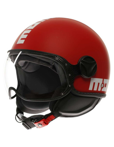 Casco FGTR CLASSIC Candy E2206 Rosso opaco / bianco