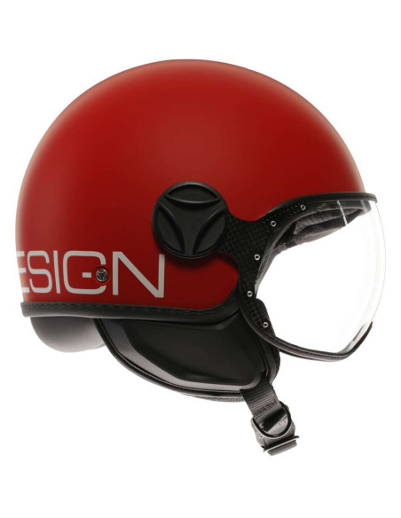 Casco FGTR CLASSIC Candy E2206 Rosso opaco / bianco