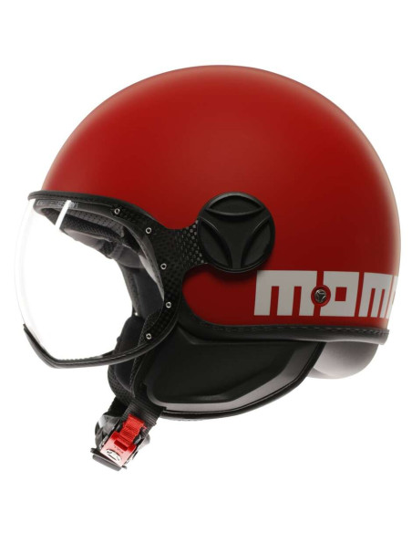 Casco FGTR CLASSIC Candy E2206 Rosso opaco / bianco
