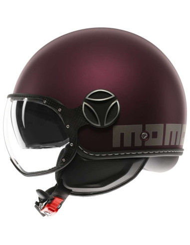 Casco FGTR EVO Mono E2206 Amarena opaco / silver