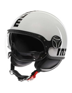 Casco FGTR EVO Mono E2206 Bianco quarzo lucido / nero 2