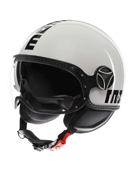 Casco FGTR EVO Mono E2206 Bianco quarzo lucido / nero
