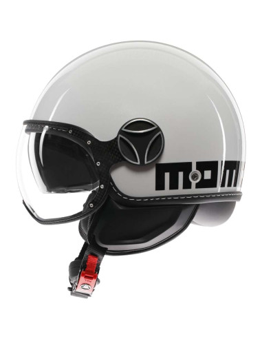 Casco FGTR EVO Mono E2206 Bianco quarzo lucido / nero