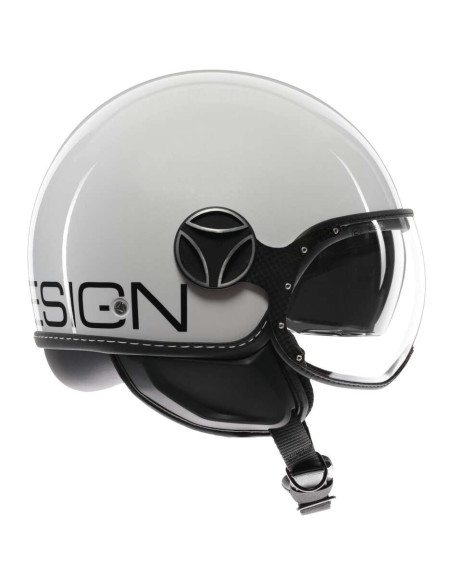 Casco FGTR EVO Mono E2206 Bianco quarzo lucido / nero