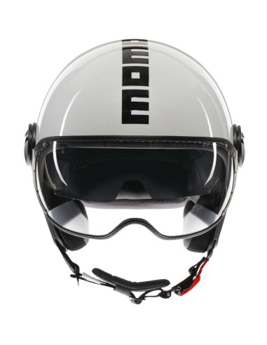 Casco FGTR EVO Mono E2206 Bianco quarzo lucido / nero