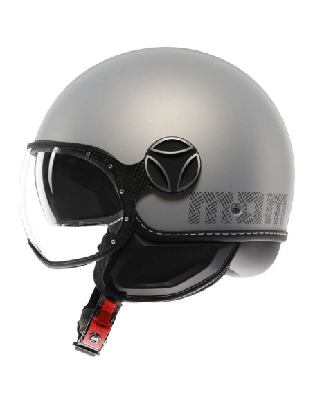 Casco FGTR EVO HIP E2206 Grigio opaco / texture grigia ceruleo