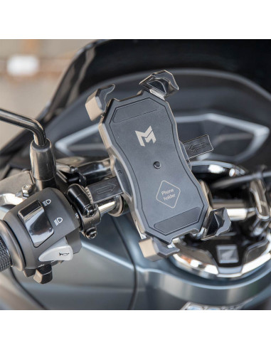 Supporto moto smartphone ricarica 15W Myra HPC110
