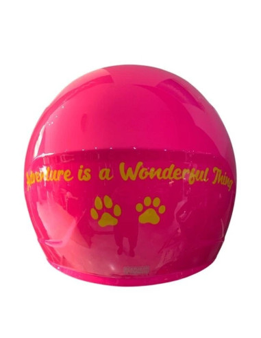 Casco Moto Scooter Bambino JFM BABY 720 ADVENTURE  Fucsia lucido