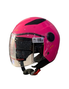 Casco Moto Scooter Bambino JFM BABY 720 ADVENTURE  Fucsia lucido