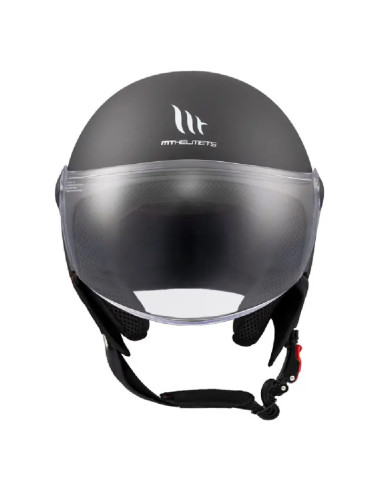 Casco Jet OF501B Street S Solid A1 nero opaco