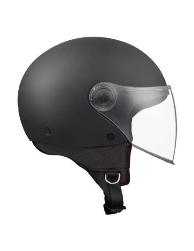 Casco Jet OF501B Street S Solid A1 nero opaco