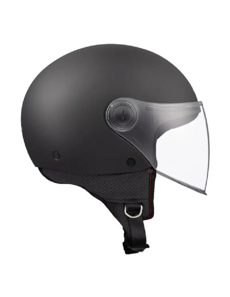 Casco Jet OF501B Street S Solid A1 nero opaco