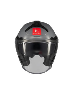 Casco Jet OF515 Cosmo Sv Solid Grigio Lucido