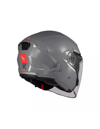Casco Jet OF515 Cosmo Sv Solid Grigio Lucido