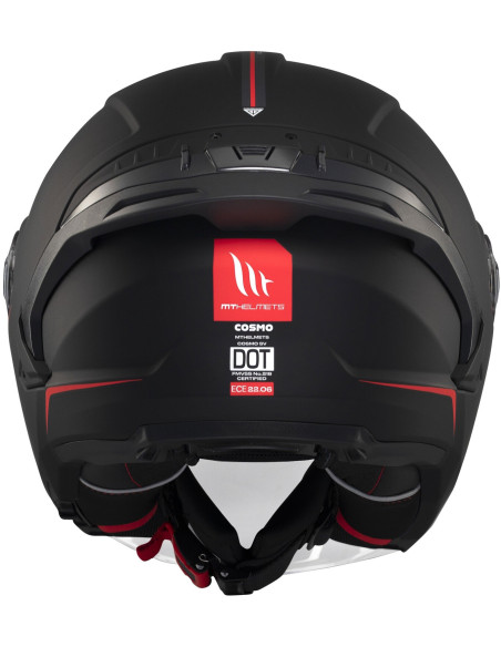 Casco Jet OF515 Cosmo Sv Solid Nero opaco