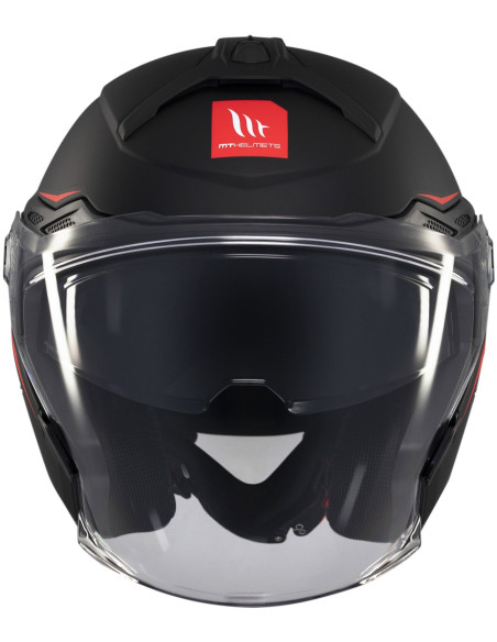 Casco Jet OF515 Cosmo Sv Solid Nero opaco