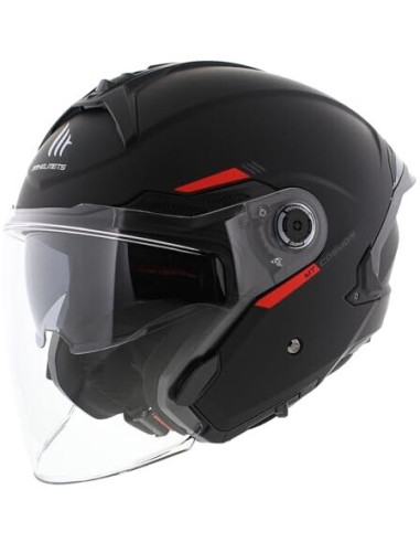 Casco Jet OF515 Cosmo Sv Solid Nero opaco