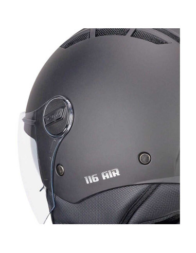 Casco Estivo Cgm 116A Air Mono Nero opaco