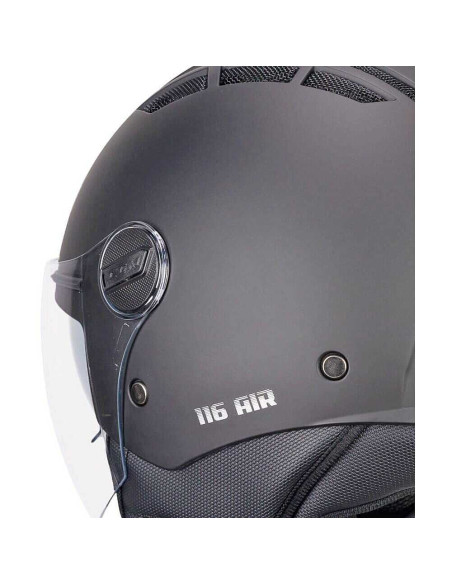 Casco Estivo Cgm 116A Air Mono Nero opaco