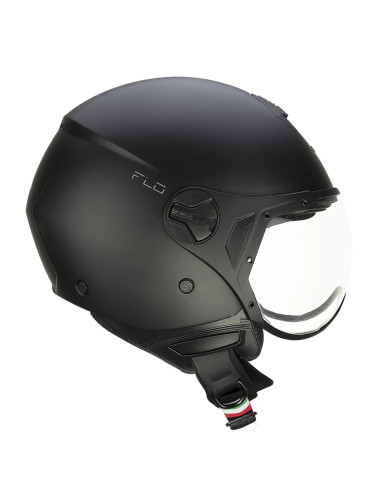 Casco Jet CGM 167A FLO Nero Oaco Visiera Sagomata