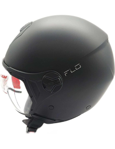 Casco Jet CGM 167A FLO Nero Oaco Visiera Sagomata