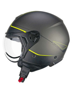 Casco Jet CGM 167G FLO WAY  Antracite Giallo fluo satinato Visiera Sagomata