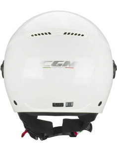 Casco Jet CGM 167A FLO MONO Bianco Visiera Sagomata 2