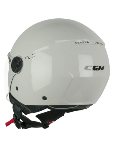 Casco Jet CGM 167A FLO MONO Bigio Visiera Lunga