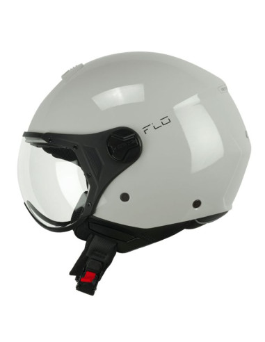 Casco Jet CGM 167A FLO MONO Bigio Visiera Sagomata