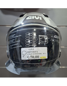 Casco Jet Givi 12.3 STRATOS Shade Bianco Argento Titanio