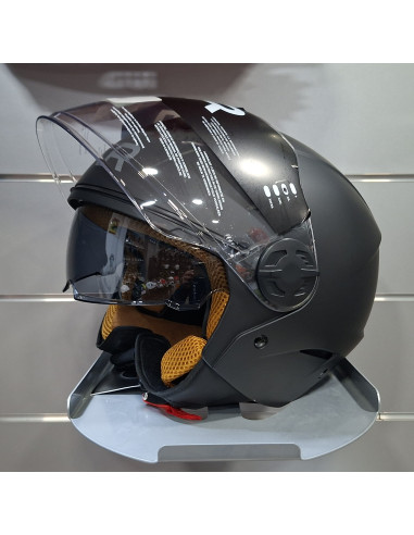 Casco Jet BKR Tre Nero Opaco