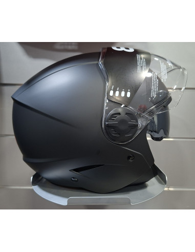 Casco Jet BKR Tre Nero Opaco