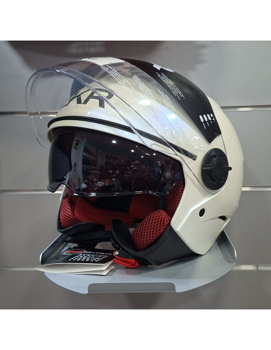 Casco Jet BKR Tre Bianco lucido