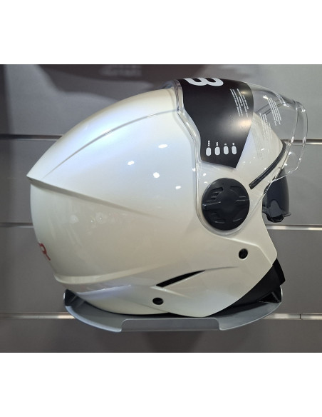 Casco Jet BKR Tre Bianco lucido