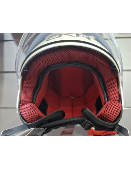 Casco Jet BKR Tre Bianco lucido