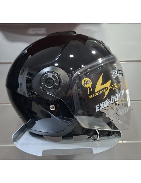 Casco Moto Jet Scorpion EXO-CITY II SOLID Nero