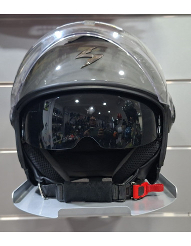 Casco Moto Jet Scorpion EXO-CITY II SOLID Grigio Cemento