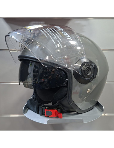 Casco Moto Jet Scorpion EXO-CITY II SOLID Grigio Cemento