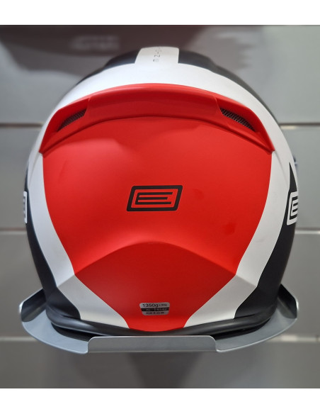 Casco Jet Origine PALIO 2.0 + Bt Hyper Nero Rosso Fluo Opaco