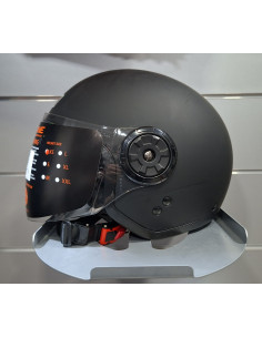 Casco Jet Origine NEON SCOOP Nero opaco