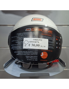 Casco Jet Origine NEON SCOOP Bianco lucido