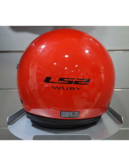 Casco jet bambino LS2 OF575 Wuby Junior Rosso