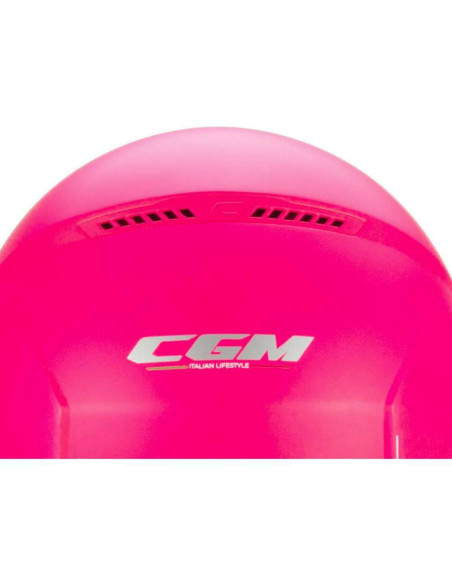 Casco Jet CGM 167A FLO MONO Rosa Fluo Opaco - Visiera Sagomata