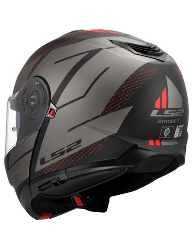 Casco Modulare P/J LS2 FF908 STROBE II CODE Nero Grigio