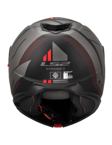 Casco Modulare P/J LS2 FF908 STROBE II CODE Nero Grigio
