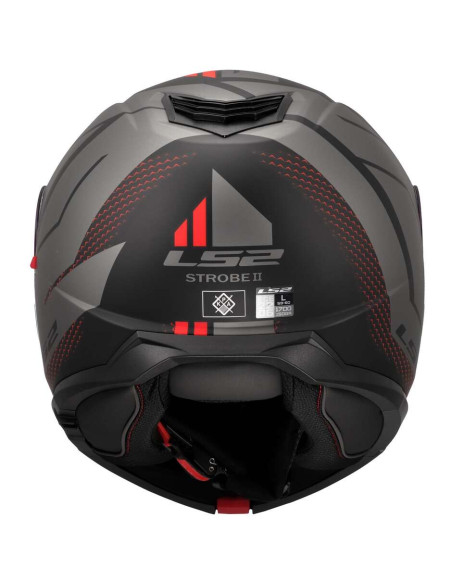 Casco Modulare P/J LS2 FF908 STROBE II CODE Nero Grigio