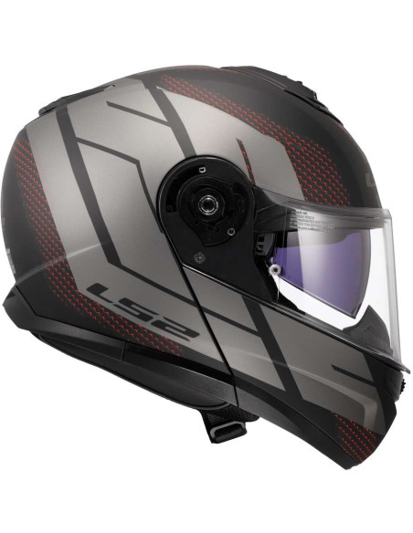Casco Modulare P/J LS2 FF908 STROBE II CODE Nero Grigio