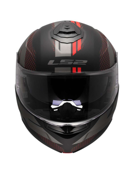 Casco Modulare P/J LS2 FF908 STROBE II CODE Nero Grigio