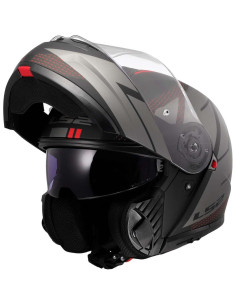 Casco Modulare LS2 FF908 Strobe II Code Nero Grigio
